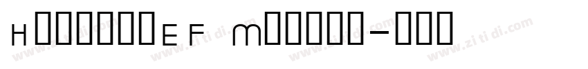 HoratioEF Medium字体转换